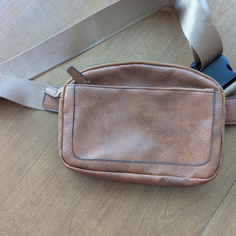 Brown Leather Crossbody Bag